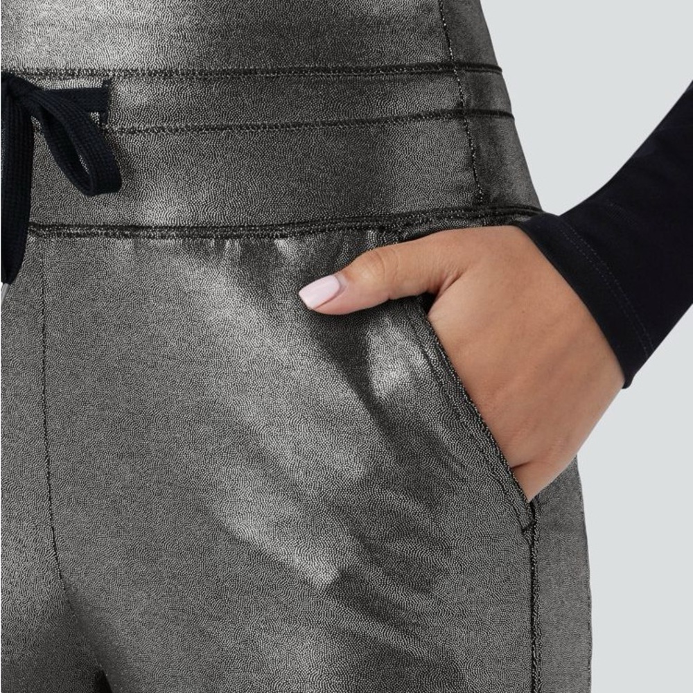 Halara Softlyzero High-Waisteddrawstring Foil Pri… - image 5